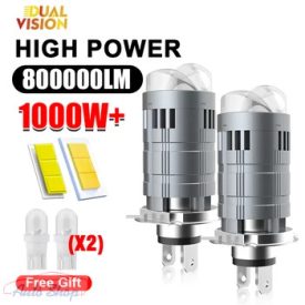   H4 LED izzó autós fényszóró, nagy teljesítményű CANBUS izzó 1:1 Új Generációs Turbo led izzó 800000LM fényszóró izzó világítás