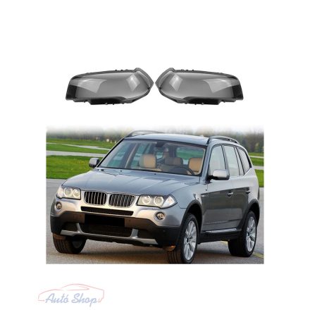 BMW X3 E83 LCI Facelift LÁMPA BÚRA SZETT 2006-2010 ,  lámpabúra fényszóró búra Minőségi termék