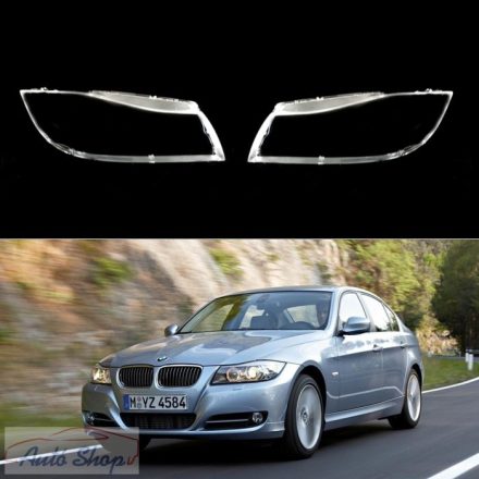 BMW E90 , E91 LÁMPA BÚRA SZETT , LÁMPA ALKATRÉSZEK  HALOGÉN lámpabúra fényszóró búra Minőségi termék