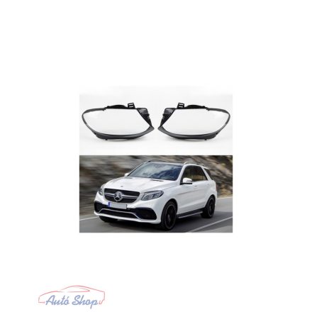 Mercedes GLE W166 SUV LÁMPA BÚRA SZETT 2015-2019 , lámpabúra fényszóró búra Minőségi termék
