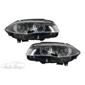   BMW F10 F11 Fényszórók Full LED BMW 5 Széria  (2011-2013) Angel Eyes  xenon lámpa upgrate