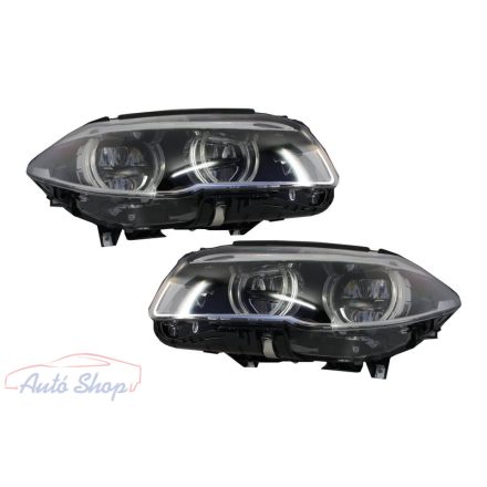 BMW F10 F11 Fényszórók Full LED BMW 5 Széria  (2011-2013) Angel Eyes  xenon lámpa upgrate