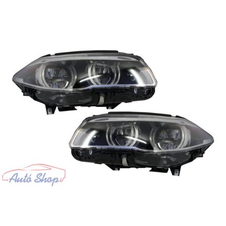 BMW F10 F11 Fényszórók Full LED BMW 5 Széria  (2011-2013) Angel Eyes  xenon lámpa upgrate