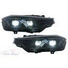 LED fényszórók BMW 3-as sorozat F30 F31 Sedan Touring (2011.10.-2015.05.) modellekhez, G20 2024 Design frissítéssel