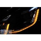 VW Golf 6 VI-hoz  LED-es fényszórók Facelift G7.5 Look Silver  dinamikus szekvenciális kanyarodó lámpákkal 2008-2013