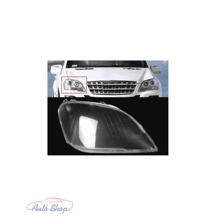Mercedes ML W164 SUV FACELIFT LÁMPA BÚRA SZETT 2008-2011 , lámpabúra fényszóró búra Minőségi termék