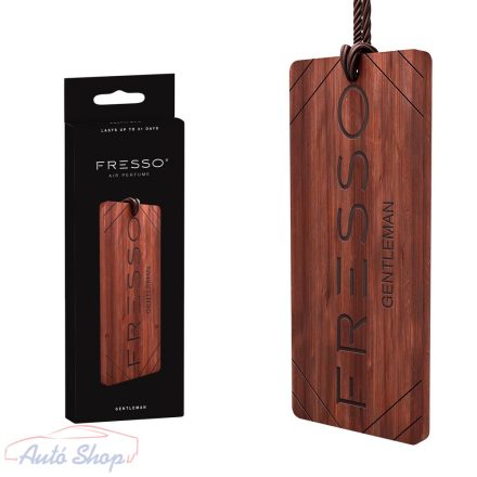 FRESSO Gentleman Luxus autóillatosító prémium autóillatosító  autóparfüm Hanger fa lógó illat Légfrissítő 