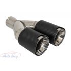 DUPLA  CARBON KIPUFOGÓ VÉG 