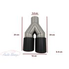  CARBON KIPUFOGÓVÉG ,  DUPLA , MATT CARBON 