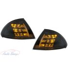 BMW 3-as sorozat E46 Sedan Touring Első irányjelző LED-es irányjelző modellekhez, fekete színben (1998-2001)