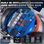 H7 LED izzó  autós fényszóró, nagy teljesítményű CANBUS 360izzó 1:1 Új Generációs Turbo led izzó 200000LM  fényszóró izzó világítás