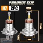 H7 LED izzó  autós fényszóró, nagy teljesítményű CANBUS 360izzó 1:1 Új Generációs Turbo led izzó 200000LM  fényszóró izzó világítás