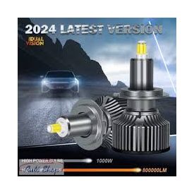   H1 H3 H7 H8 H11 HB3 HB4 HIR2 LED izzó  autós fényszóró, nagy teljesítményű CANBUS 360 projektor lencsékhez 800000LM H11 H1 H3 LED H8 fényszóró izzó világítás