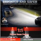 H1 H3 H7 H8 H11 HB3 HB4 HIR2 LED izzó  autós fényszóró, nagy teljesítményű CANBUS 360 projektor lencsékhez 800000LM H11 H1 H3 LED H8 fényszóró izzó világítás