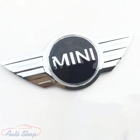   BMW  Mini embléma  első hátsó  motorháztetőhöz és  csomagtér embléma  - króm , 11x5cm 