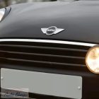 BMW  Mini embléma  első hátsó  motorháztetőhöz és  csomagtér embléma  - króm , 11x5cm 
