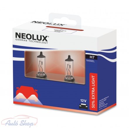 Neolux Blue Light N499EL-SCB H7 12V 2db/csomag izzó