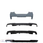 BMW F10  M5 M-Packet hátsó lökhárító szett fényes fekete M-Performance diffúzoral