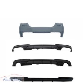   BMW F10  M5 M-Packet hátsó lökhárító szett fényes fekete M-Performance diffúzoral