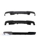 BMW F10  M5 M-Packet hátsó lökhárító szett fényes fekete M-Performance diffúzoral