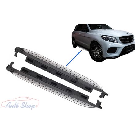 MERCEDES-BENZ ML-osztály (W166) Küszöb  alumínium küszöb fellépő szett M-osztály  2011-2015 Mercedes GLE W166 2015-2018