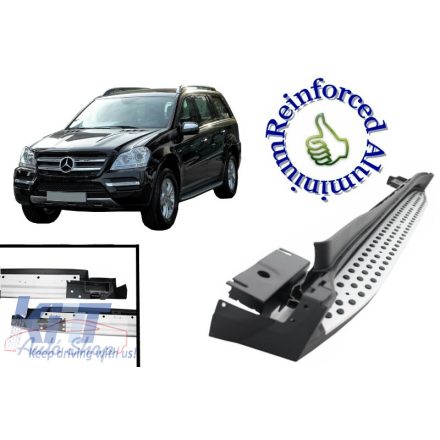 MERCEDES-BENZ GL-osztály (X164) Küszöb  alumínium küszöb fellépő szett GL-osztály  2006-2013