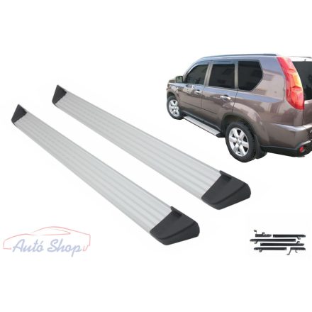 Nissan X-Trail II  SUV Küszöb alumínium küszöb fellépő szett 2007 - 2012