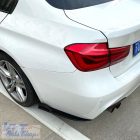BMW F30 F31 Hátsó lökhárító spoilerek, oldalsó spoiler , légterelő BMW 3-as széria F30 F31 (2011-2019) fényes fekete színben