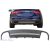 Audi A4 (B8) S4 Design Hátsó Diffúzor Spoiler Lipe Évj.: 2012 - 2015