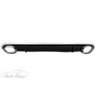 AUDI A4 B8 Limousine Avant 2007-2011 RS4 stílusú utángyártott hátsó diffúzor króm kipufogó végekkel