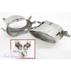 AUDI A4 B8 Limousine Avant 2007-2011 RS4 stílusú utángyártott hátsó diffúzor króm kipufogó végekkel