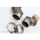 AUDI A4 B8 Limousine Avant 2007-2011 RS4 stílusú utángyártott hátsó diffúzor króm kipufogó végekkel