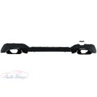 BMW G20/G21 M340i hátsó lökhárítóba M-Performance stílusú lakkozott fekete műanyag diffúzor toldat fekete kipufogóvégekkel