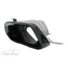 BMW G20/G21 M340i hátsó lökhárítóba M-Performance stílusú lakkozott fekete műanyag diffúzor toldat fekete kipufogóvégekkel