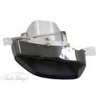 BMW G22 , G23  M440i hátsó lökhárítóba M Performance stílusú lakkozott fekete műanyag diffúzor fekete kipufogóvégekkel