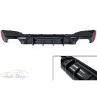 BMW G30/G31 M5 Style fényes Fekete / Carbon M-es diffúzor toldat 2017-2024