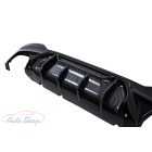 BMW G30/G31 M5 Style fényes Fekete / Carbon M-es diffúzor toldat 2017-2024