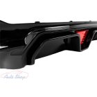 BMW G30 G31 G38 M5 CS style pótféklámpás fényes fekete  diffúzor, M-sport lökhárítóba, 2017-2023