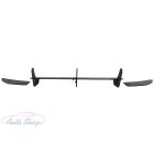 VW Golf 7 VII R-hez  Hátsó lökhárító hosszabbító diffúzorhoz és oldalsó spoiler (2013-2016)