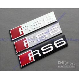 AUDI RS6  GRILL EMBLÉMA LOGÓ