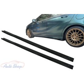   Mercedes A-osztály W176 Sport Line A45 Hatchback Fényes fekete küszöb Spoiler Toldat (2012-2018) 