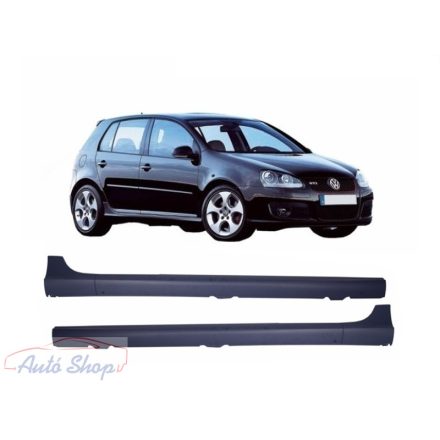 Volkswagen Golf 5  V (MK5) GTI Design Küszöbpár Spoiler Toldat  (Évj.: 2003 - 2007) Minőségi termék