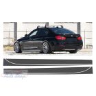 BMW F30 , F31 M-Performance küszöb matrica szett , Sötétszürke , Küszöbdekor , Minőségi termék