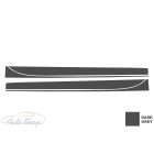 BMW F30 , F31 M-Performance küszöb matrica szett , Sötétszürke , Küszöbdekor , Minőségi termék