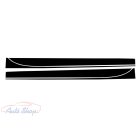 BMW F30 , F31 M-Performance küszöb matrica szett , Matt fekete , Küszöbdekor , Minőségi termék