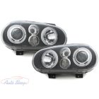 VW GOLF IV 4 (1997-2003) ELSŐ LÁMPA PÁR ANGEL EYES 