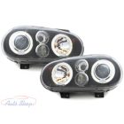 VW GOLF IV 4 (1997-2003) ELSŐ LÁMPA PÁR ANGEL EYES 