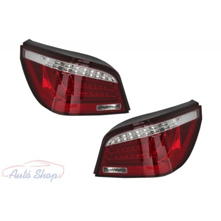 BMW 5-ös E60 Limo/Sedan LED Bar Hátsó Lámpa 2003-2007 Piros fehér