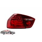 LED-es fényszórók BMW 3-as sorozatú E90 (2005-2008) LED-es  LCI Design Red / Smoke