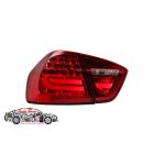 LED-es fényszórók BMW 3-as sorozatú E90 (2005-2008) LED-es  LCI Design Red / Smoke